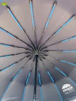 (Purple) Windproof 16 Rib Auto Open Close Strong Frame Umbrella (48 Bones) - Image 2
