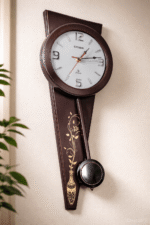 Citisun- Long Funnel Design Premium wall decor watch – 040 Cofee - Image 5