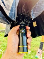 Premium 12 Ribs Umbrella with night Light and PU leather Cover - লাইট সহ প্রিমিয়াম ১২ শিকের ছাতা - Image 3