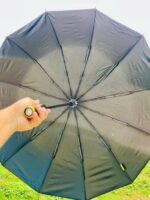 Premium 12 Ribs Umbrella with night Light and PU leather Cover - লাইট সহ প্রিমিয়াম ১২ শিকের ছাতা - Image 5