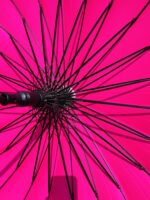 (light Maroon/ Rose) ২৪ শিকের প্রিমিয়াম ছাতা - Image 6