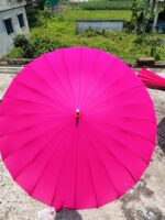 (light Maroon/ Rose) ২৪ শিকের প্রিমিয়াম ছাতা