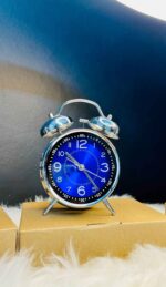 Metal Bedside Double Twin Bell Alarm Clock with Nigth Light - Image 3