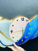 পাখির পালকের ঘড়ি -Premium Bird Feather Clock - Image 5