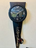 Citisun- Long Funnel Design Premium wall decor watch – 040 (Black) - Image 9