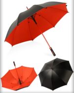 (Blood Red) Premium 8-Ribs Large Size Umbrella – Durable Protection for Summer & Rain