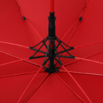 (Blood Red) Premium 8-Ribs Large Size Umbrella – Durable Protection for Summer & Rain - Image 3