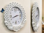(White) Marble Luxury Citizen Rose Wall Clock - Image 2